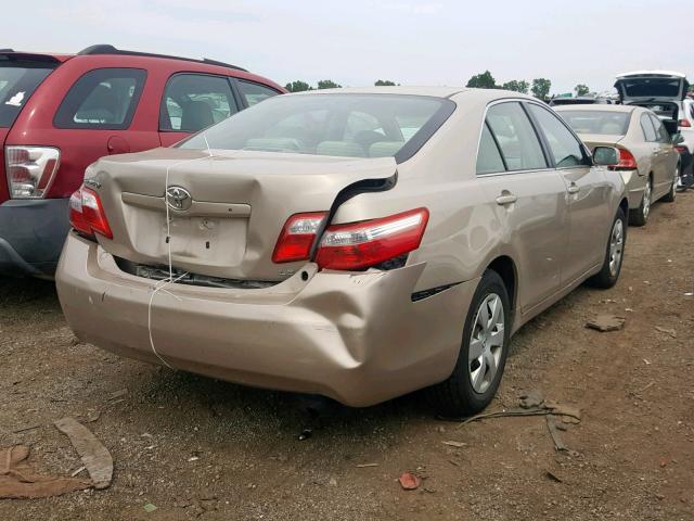 4T1BE46K47U025606 - 2007 TOYOTA CAMRY NEW GOLD photo 4
