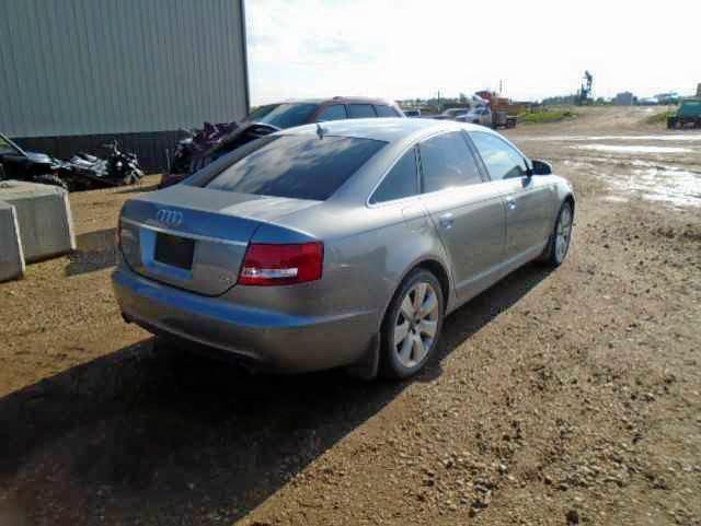 WAUDH64F38N031198 - 2008 AUDI A6 3.2 QUA GRAY photo 4