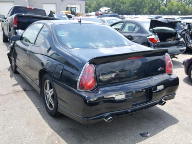 2G1WZ121159266659 - 2005 CHEVROLET MONTE CARL BLACK photo 3