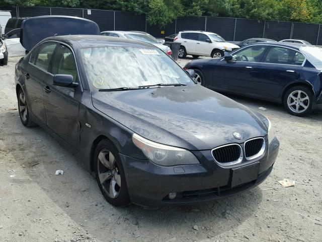 WBANA53555B864381 - 2005 BMW 525 I BLACK photo 1