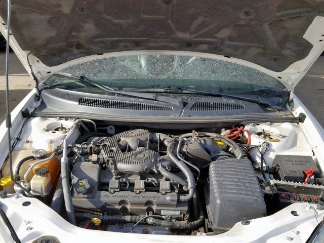 1C3EL55R54N299354 - 2004 CHRYSLER SEBRING LX WHITE photo 7