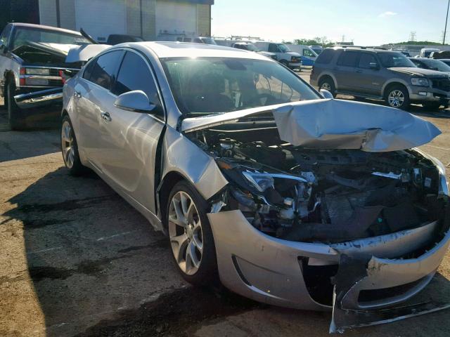 2G4GV5GV1D9157302 - 2013 BUICK REGAL GS SILVER photo 1