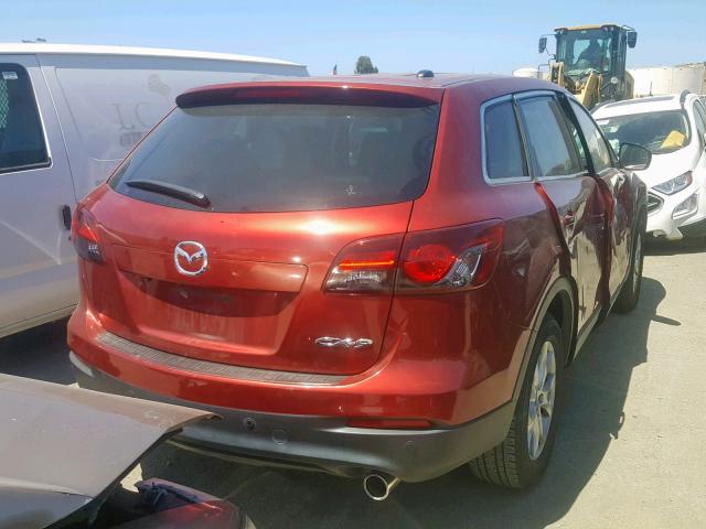 JM3TB2CVXD0423577 - 2013 MAZDA CX-9 TOURI RED photo 4