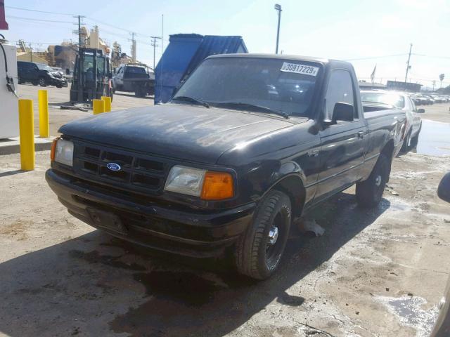 1FTCR10A2RTA04130 - 1994 FORD RANGER BLACK photo 2