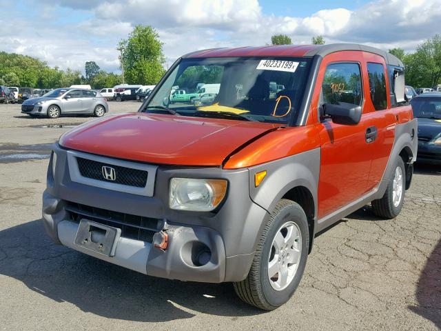 5J6YH18553L017178 - 2003 HONDA ELEMENT EX ORANGE photo 2