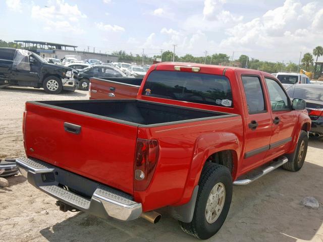 1GCDS136558242647 - 2005 CHEVROLET COLORADO RED photo 4