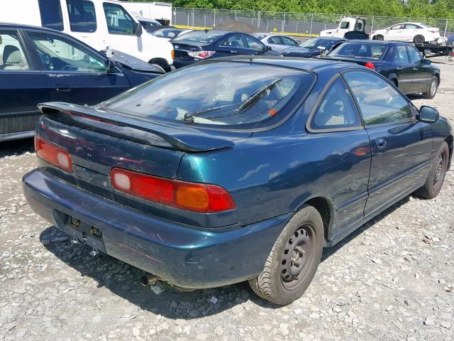 JH4DC4441VS009166 - 1997 ACURA INTEGRA RS GREEN photo 4