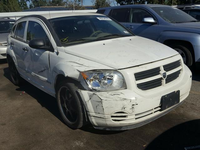 1B3HB28B27D232473 - 2007 DODGE CALIBER WHITE photo 1