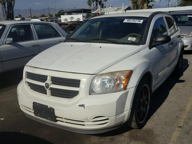 1B3HB28B27D232473 - 2007 DODGE CALIBER WHITE photo 2