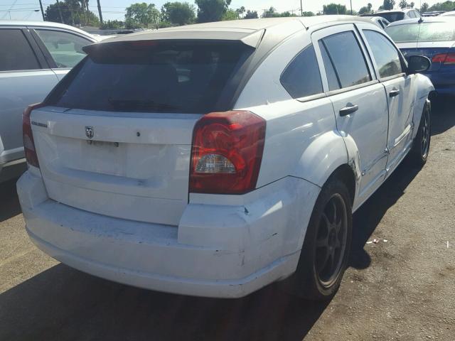 1B3HB28B27D232473 - 2007 DODGE CALIBER WHITE photo 4