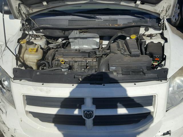 1B3HB28B27D232473 - 2007 DODGE CALIBER WHITE photo 7