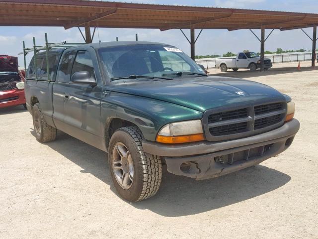 1B7GL22X3XS112897 - 1999 DODGE DAKOTA GREEN photo 1