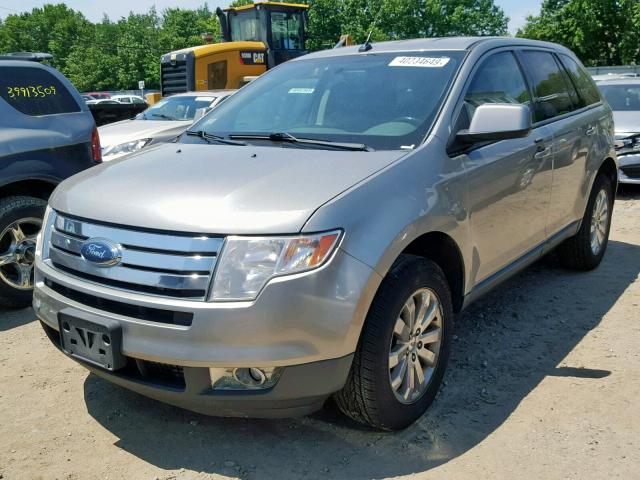 2FMDK48C98BA81894 - 2008 FORD EDGE SEL GRAY photo 2