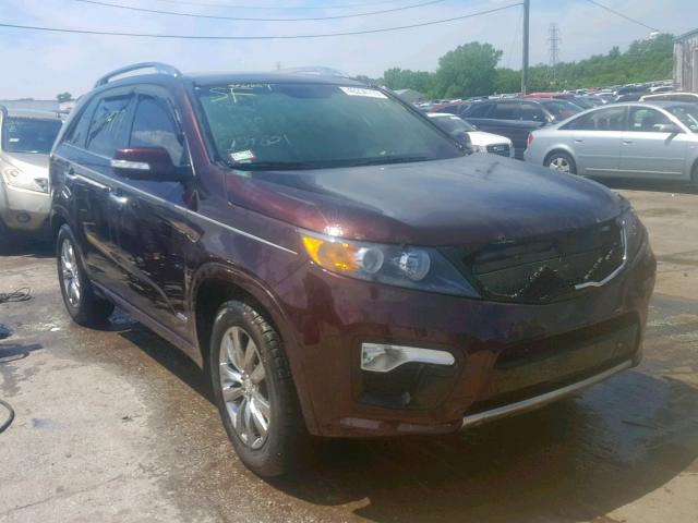 5XYKWDA2XCG302523 - 2012 KIA SORENTO SX PURPLE photo 1