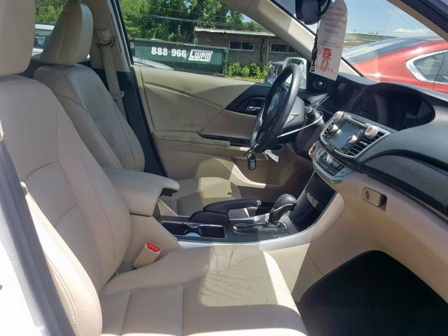 1HGCR2F88FA244222 - 2015 HONDA ACCORD EXL WHITE photo 5