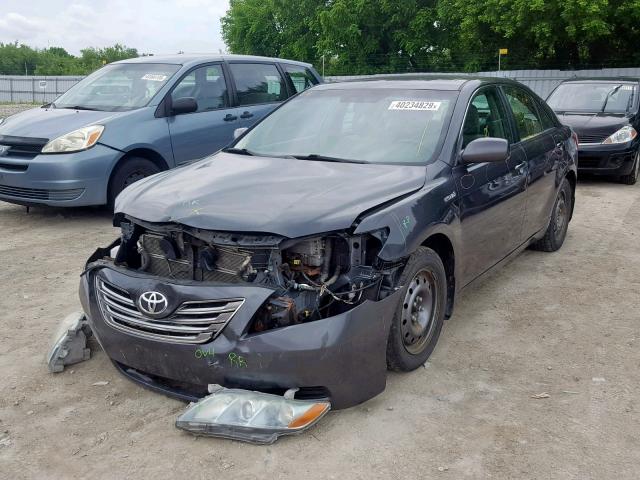 4T1BB46K49U064384 - 2009 TOYOTA CAMRY HYBR GRAY photo 2