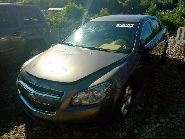 1G1ZB5E17BF350847 - 2011 CHEVROLET MALIBU LS BROWN photo 2