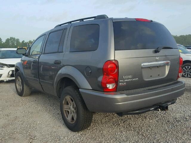 1D4HD48N55F618842 - 2005 DODGE DURANGO SL GRAY photo 3