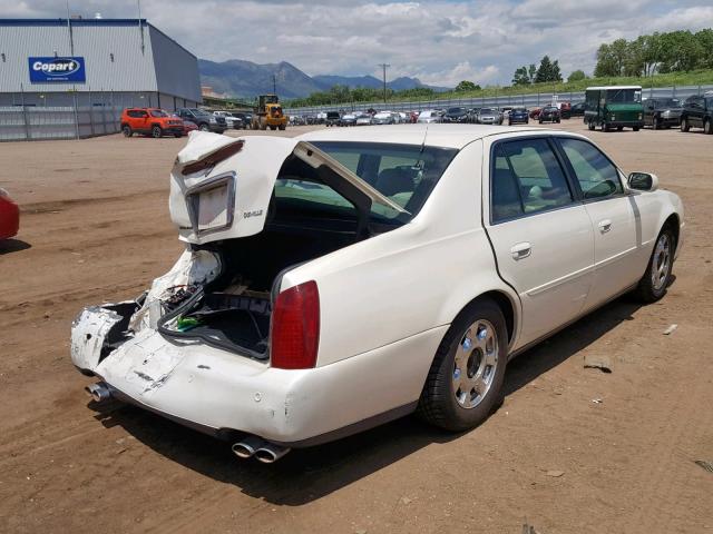 1G6KD54Y51U261146 - 2001 CADILLAC DEVILLE WHITE photo 4