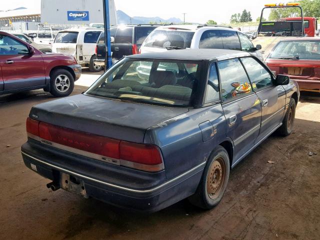 4S3BC6332P9643545 - 1993 SUBARU LEGACY L BLUE photo 4