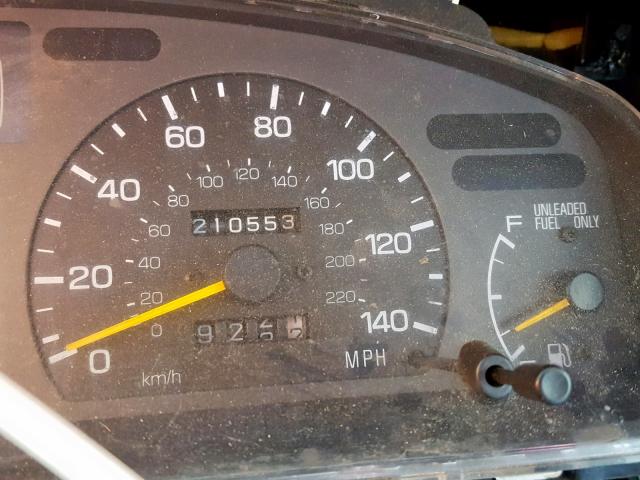 4S3BC6332P9643545 - 1993 SUBARU LEGACY L BLUE photo 8