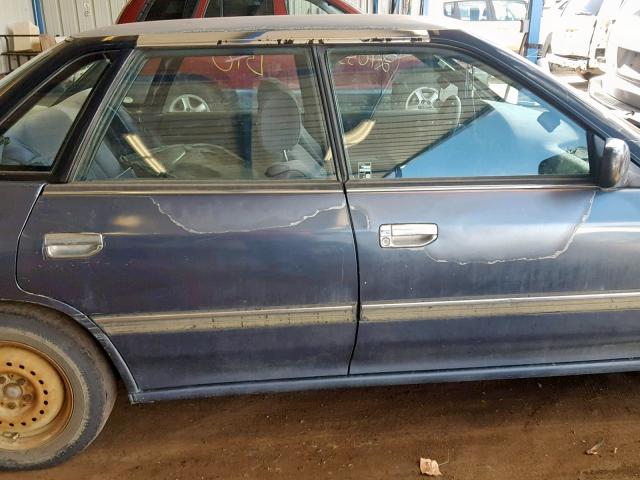 4S3BC6332P9643545 - 1993 SUBARU LEGACY L BLUE photo 9