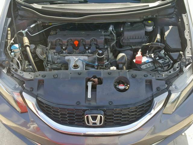 2HGFB2F95EH514713 - 2014 HONDA CIVIC EXL GRAY photo 7