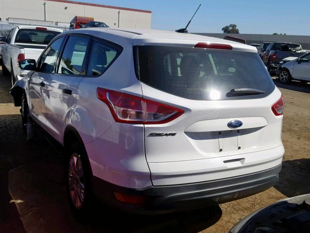 1FMCU0F70EUE01212 - 2014 FORD ESCAPE S WHITE photo 3