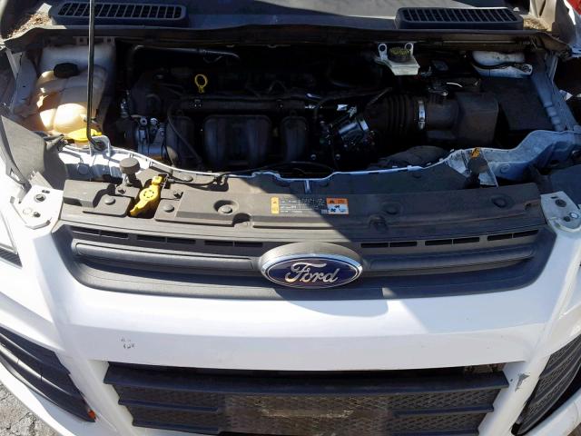 1FMCU0F70EUE01212 - 2014 FORD ESCAPE S WHITE photo 7