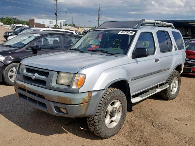 5N1ED28Y71C534057 - 2001 NISSAN XTERRA XE SILVER photo 2