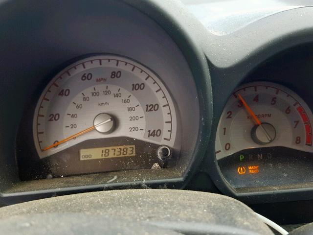 JTKDE167990295134 - 2009 TOYOTA SCION TC BLACK photo 8