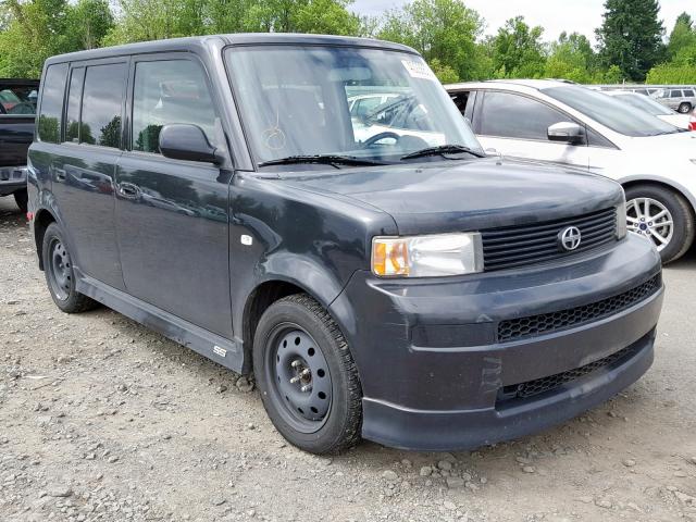 JTLKT324064045964 - 2006 TOYOTA SCION BLACK photo 1