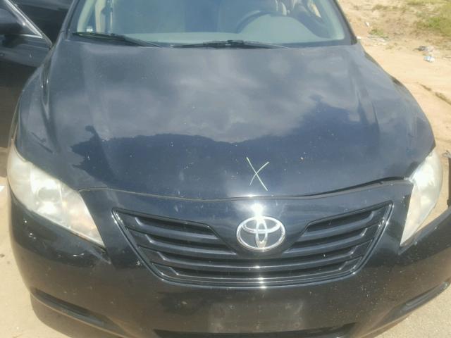 4T1BE46K59U405699 - 2009 TOYOTA CAMRY BASE BLACK photo 7