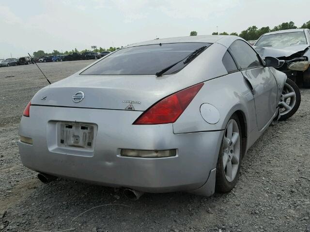 JN1AZ34D93T110320 - 2003 NISSAN 350Z COUPE GRAY photo 4