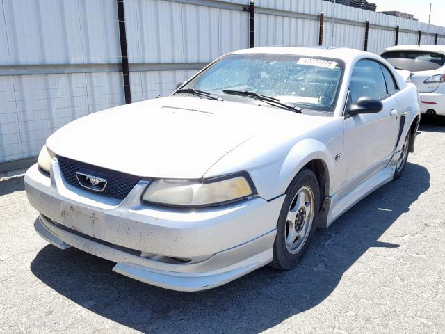 1FAFP42X9YF122037 - 2000 FORD MUSTANG GT SILVER photo 2