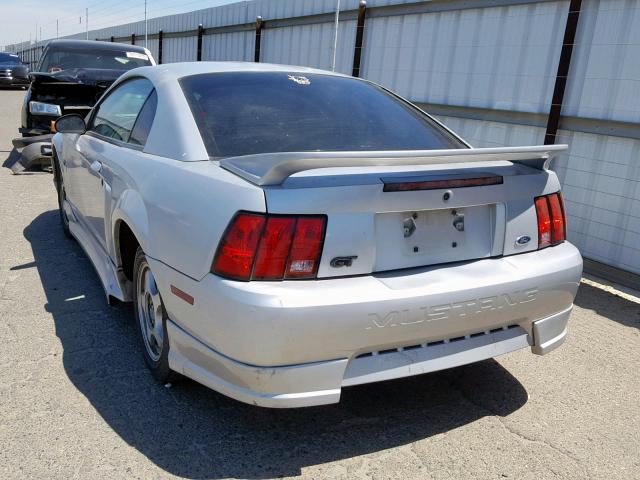 1FAFP42X9YF122037 - 2000 FORD MUSTANG GT SILVER photo 3