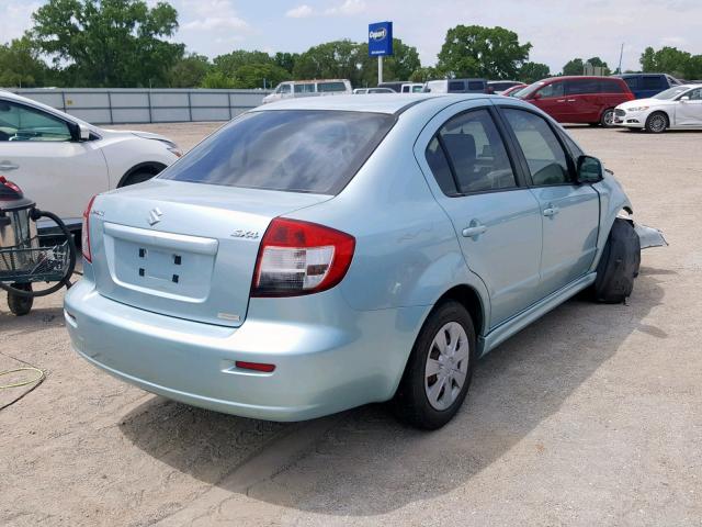 JS2YC417596200661 - 2009 SUZUKI SX4 TOURIN BLUE photo 4