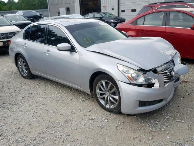 JNKCV61EX9M015217 - 2009 INFINITI G37 BASE SILVER photo 1