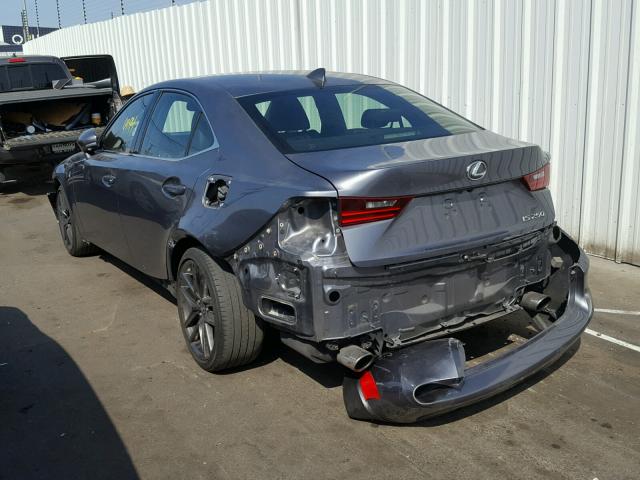 JTHBF1D2XE5000833 - 2014 LEXUS IS 250 GRAY photo 3