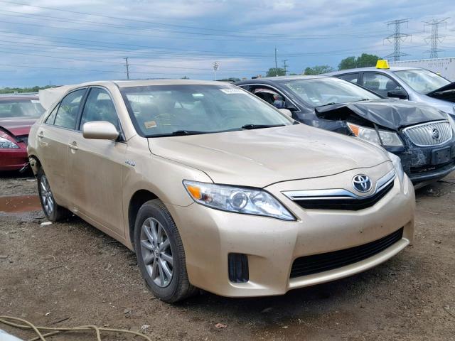 4T1BB3EK9BU138769 - 2011 TOYOTA CAMRY HYBR GOLD photo 1