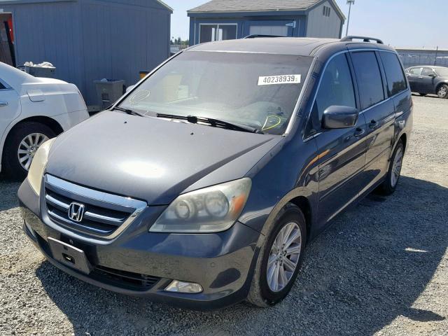 5FNRL38805B079060 - 2005 HONDA ODYSSEY TO BLUE photo 2