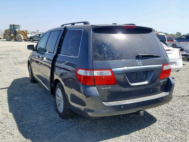 5FNRL38805B079060 - 2005 HONDA ODYSSEY TO BLUE photo 3