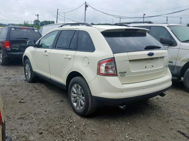 2FMDK38CX7BB20811 - 2007 FORD EDGE SEL CREAM photo 3