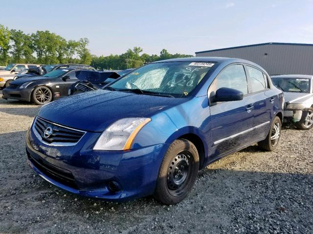 3N1AB6AP2BL682806 - 2011 NISSAN SENTRA 2.0 BLUE photo 2