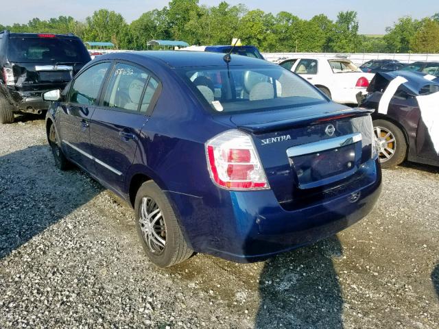 3N1AB6AP2BL682806 - 2011 NISSAN SENTRA 2.0 BLUE photo 3