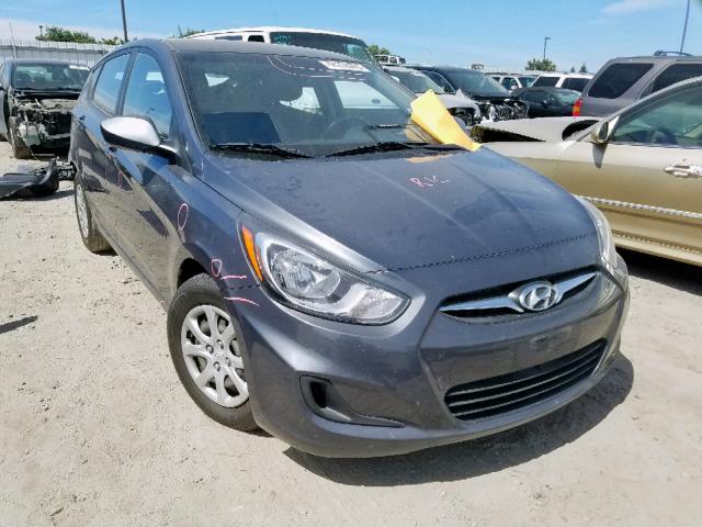 KMHCT5AE0DU066053 - 2013 HYUNDAI ACCENT SE GRAY photo 1