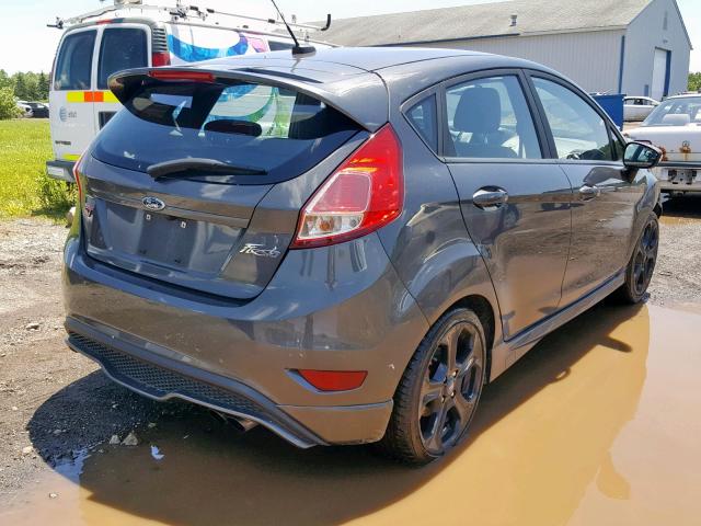 3FADP4GX0JM129044 - 2018 FORD FIESTA ST GRAY photo 4