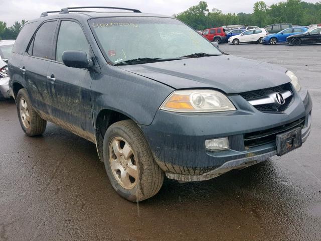 2HNYD18235H506471 - 2005 ACURA MDX GREEN photo 1