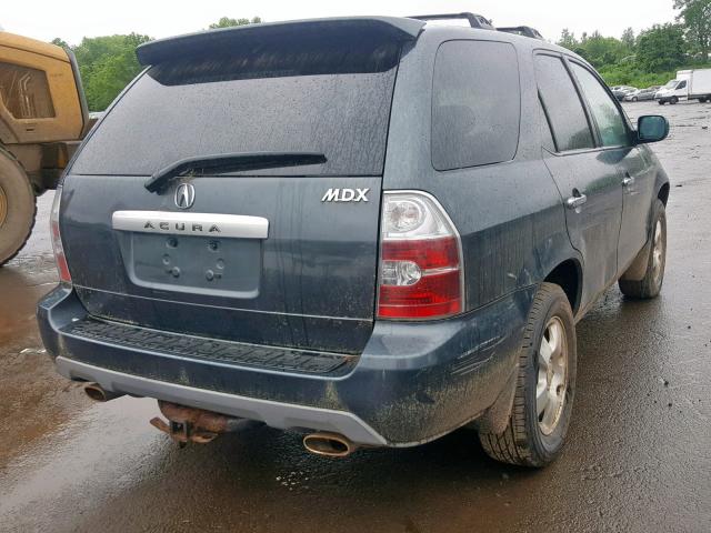 2HNYD18235H506471 - 2005 ACURA MDX GREEN photo 4