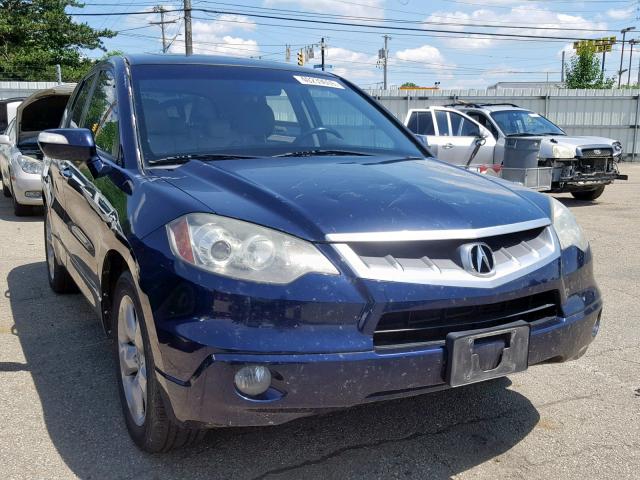 5J8TB18208A016662 - 2008 ACURA RDX BLUE photo 1